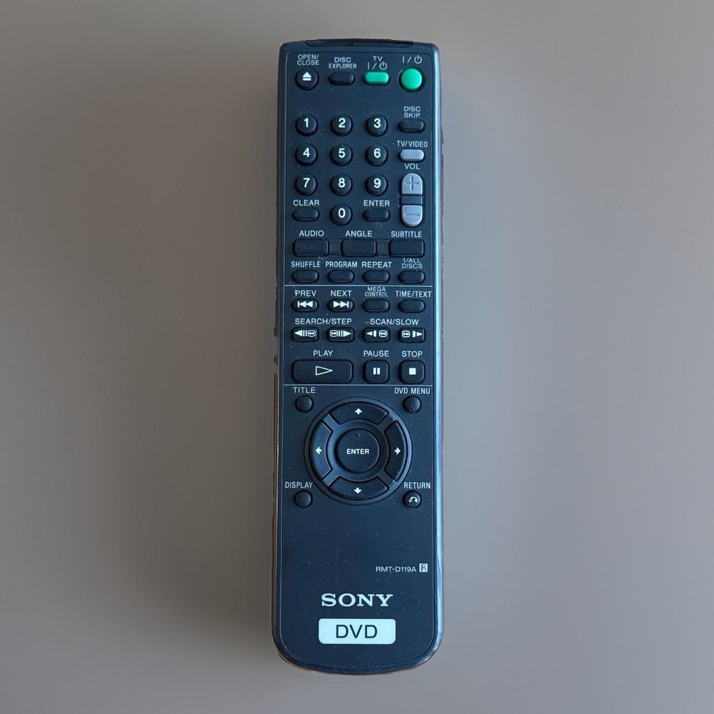 Sony RMT-D119A DVD Remote Control DVP-NS400D DVP-C660 Genuine OEM Tested WORKS